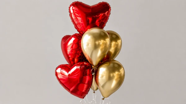 Сет шаров "Gold Love"
